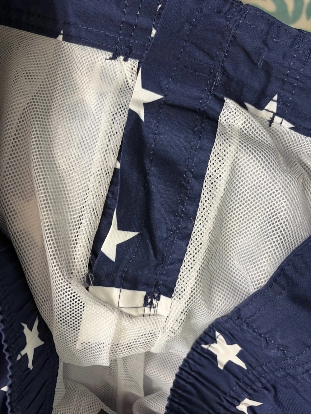 Bioworld Men's American Flag Board Shorts - Blue, Red & White